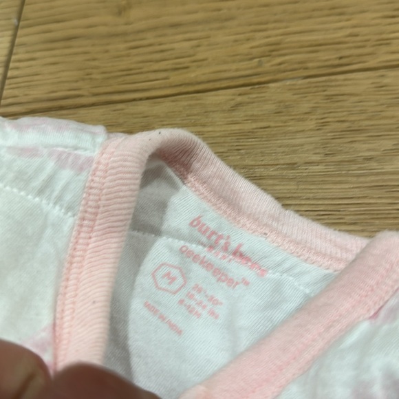 Burt’s bees Baby Sleep Sack 1.0 TOG, Organic Cotton Baby Beekeeper elephant 6/12 - Picture 3 of 3